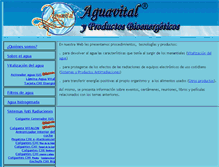 Tablet Screenshot of aguavitalymas.com